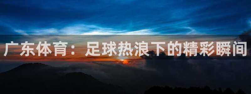 球友直播app下载官网：广东体育：足球热浪下的精彩瞬间
