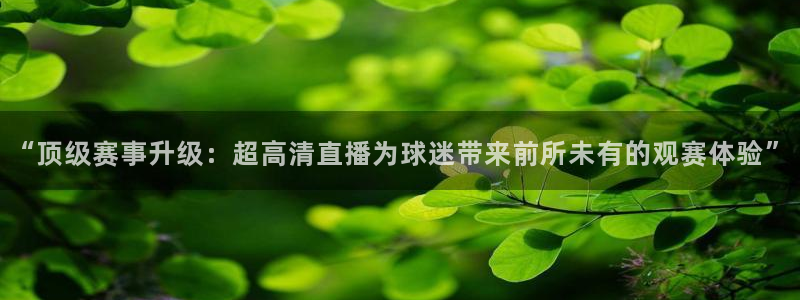 球友直播免费nba：“顶级赛事升级：超高清直播为球迷带来前所未有的观赛体验”